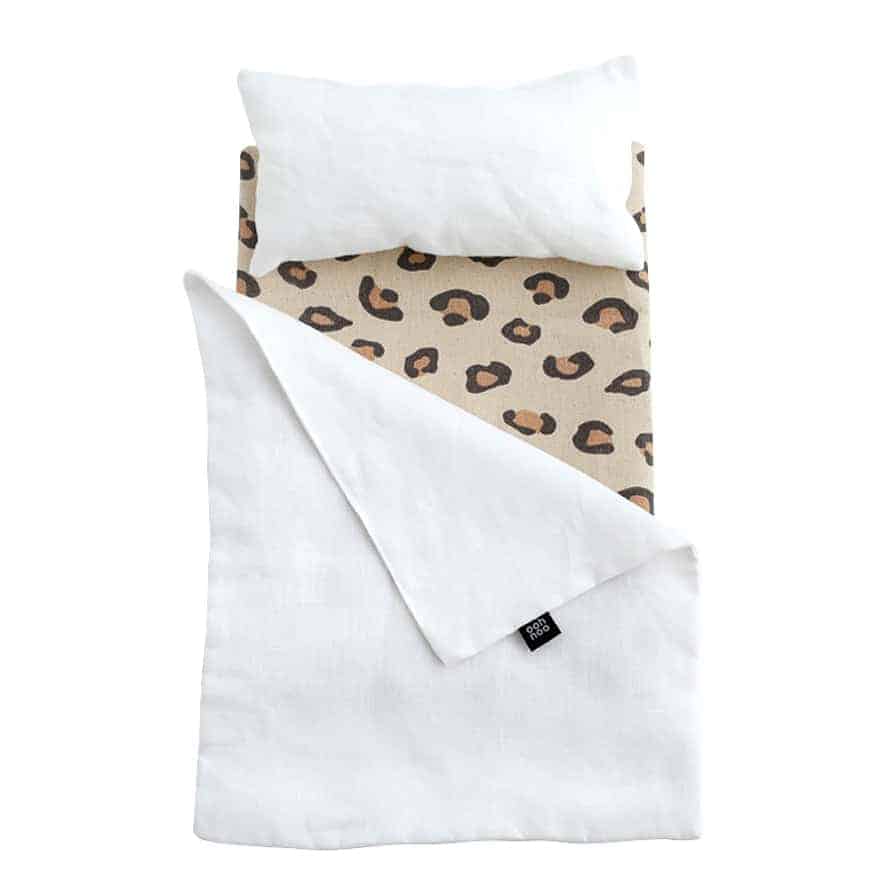 Bettwäsche für Kinderwagen von ooh noo ("Leopard") – Bild 1