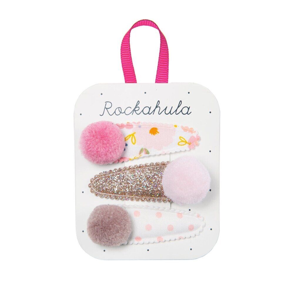 Bloom Pompom-Haarspangen – Bild 1