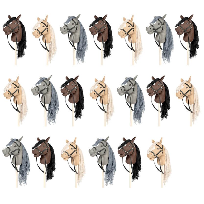 Hobby Horses mit offenem Mund (20er-Set) – Bild 1
