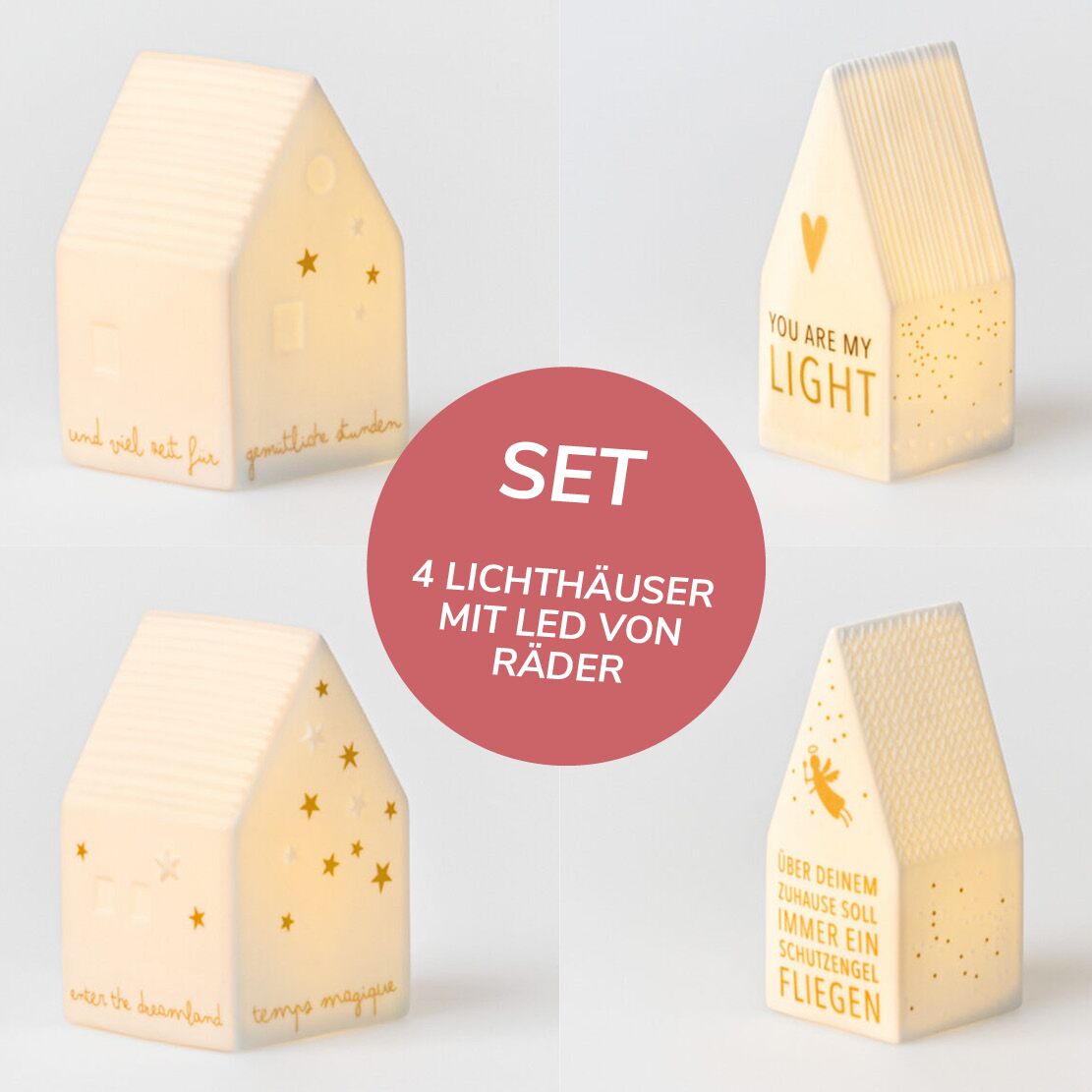 Set LED Lichthäuschen von räder – Bild 1