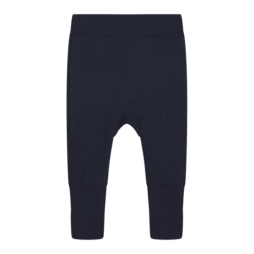 HCGils Pointelle Jogginghose (More navy), Wolle / Seide – Bild 1