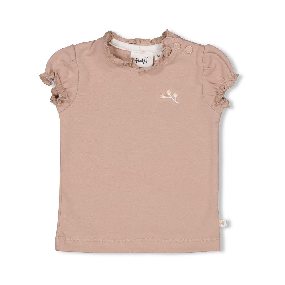 T-Shirt Delicate Flower (Taupe) – Bild 1