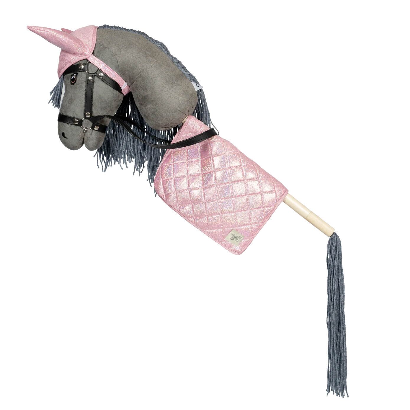 Satteldecke & Haube für die Hobby Horses (pink) – Bild 1
