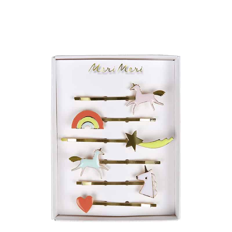 Einhorn-Haarklammern von Meri Meri – Bild 1