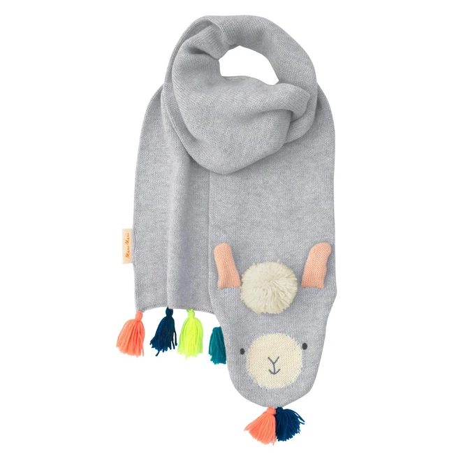 Gestrickter Lama-Schal von Meri Meri – Bild 1