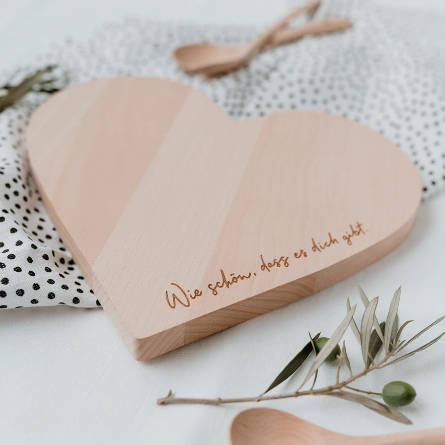 Frühstücksbrettchen "Herz" – Bild 1