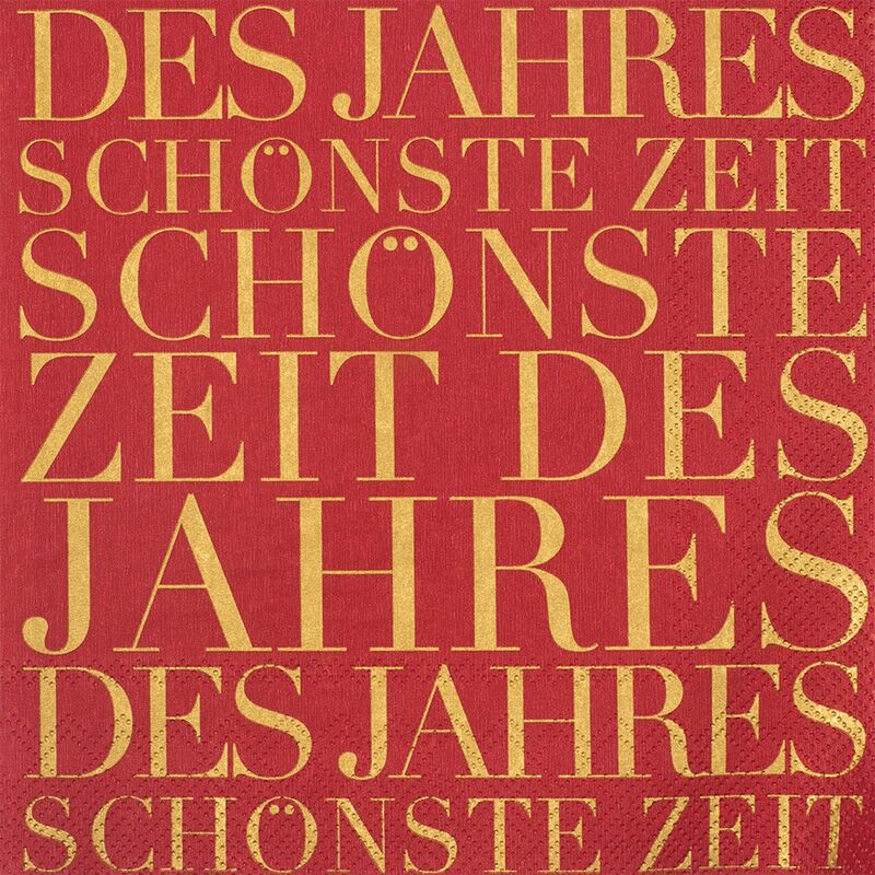 Servietten "Schönste Zeit des Jahres" – Bild 1