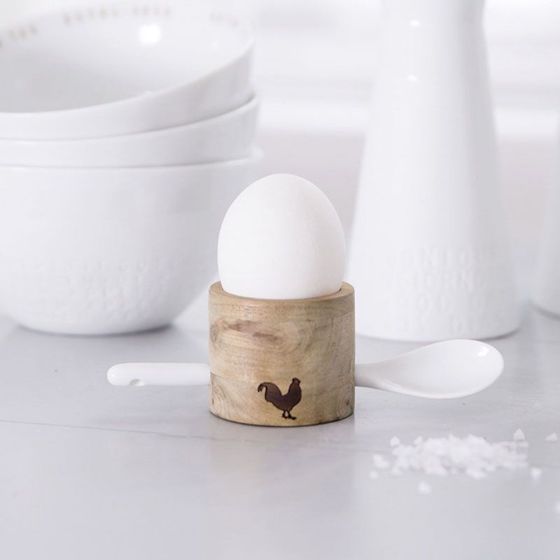 Eierbecher-Set "Hahn" – Bild 1