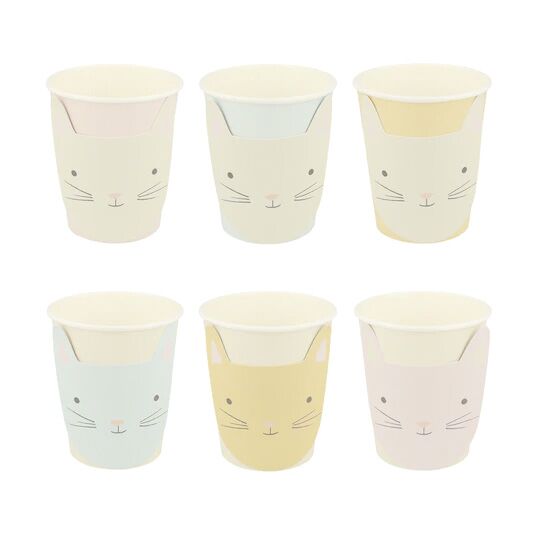 cute_kitten_cups1 Pappbecher "Süße Kitten" von Meri Meri – Bild 1