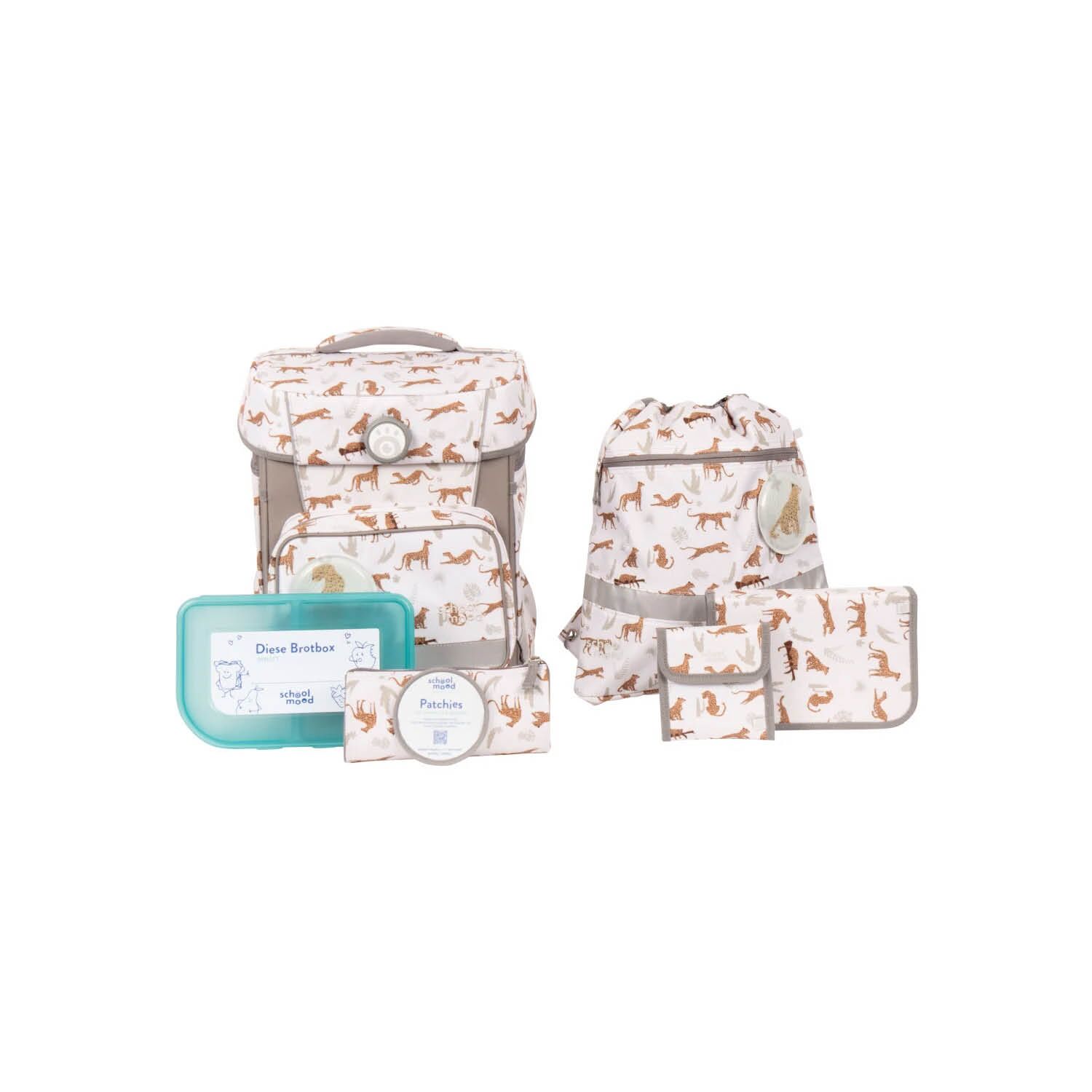 leopard_hero_maxx1 Schulranzen-Set Hero Maxx Air+ Leopard (Nordic Collection) – Bild 1