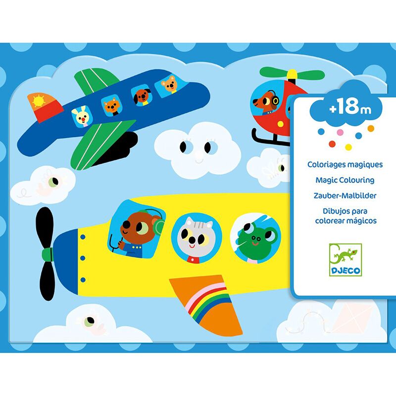 Zauber-Malbilder "Im Himmel versteckt" – Bild 1