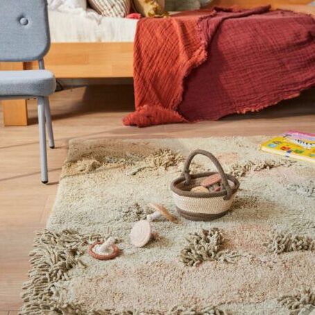 washable_rug_mushroom_forest2 Waschbarer Spielteppich "Pilzwald" – Bild 1