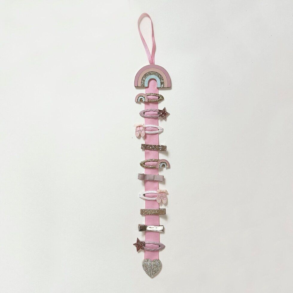 Haarspangen Aufhänger "Shimmer Rainbow" – Bild 1
