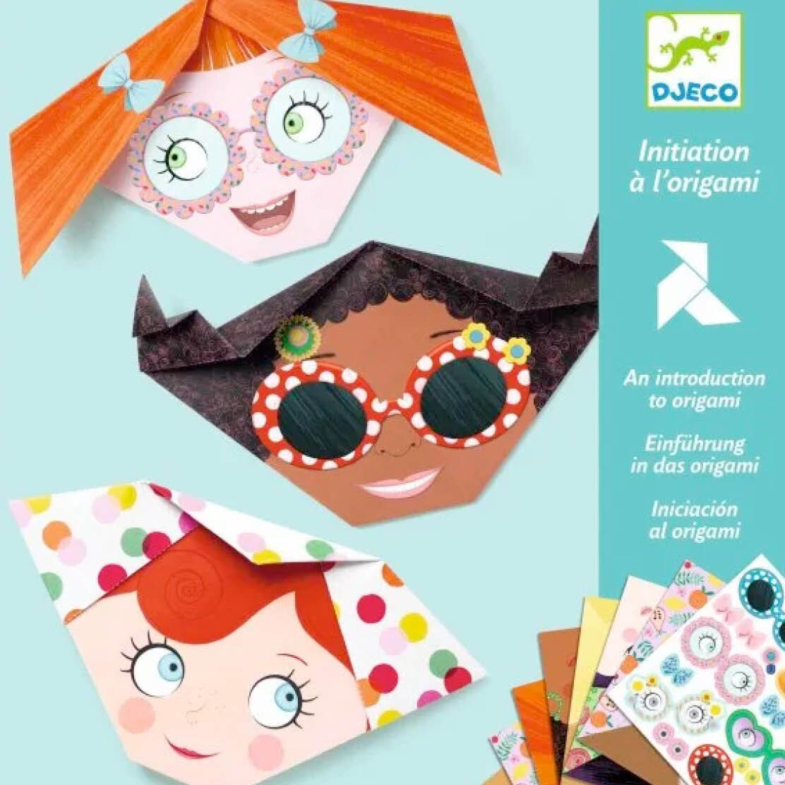 Origami-Set "Lustige Gesichter" – Bild 1