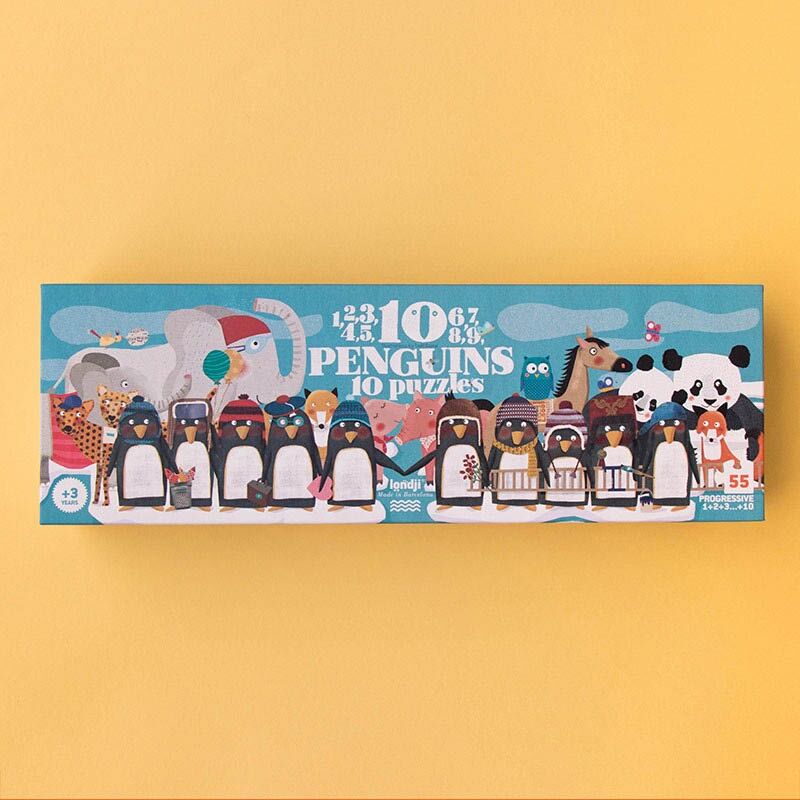 Puzzle Set "10 Pinguine" – Bild 1