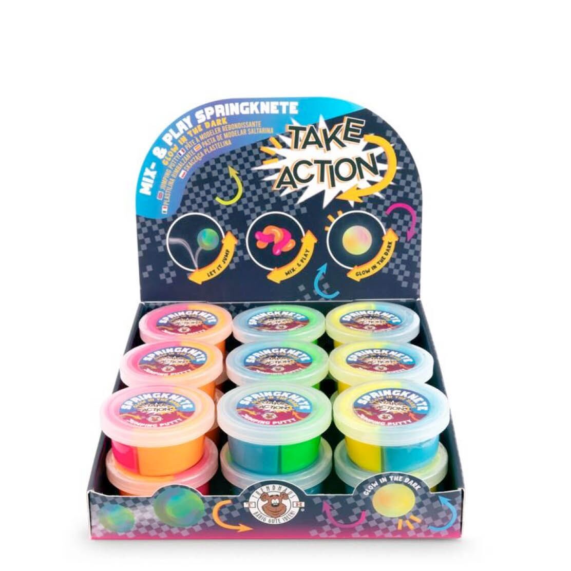 Spring Knete "Take Action" (Glow in the Dark) – Bild 1