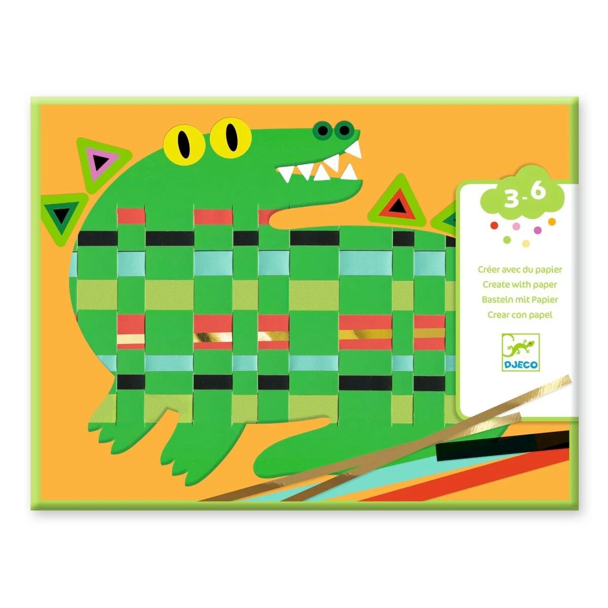 Bastel Set Flechtpapier von DJECO – Bild 1