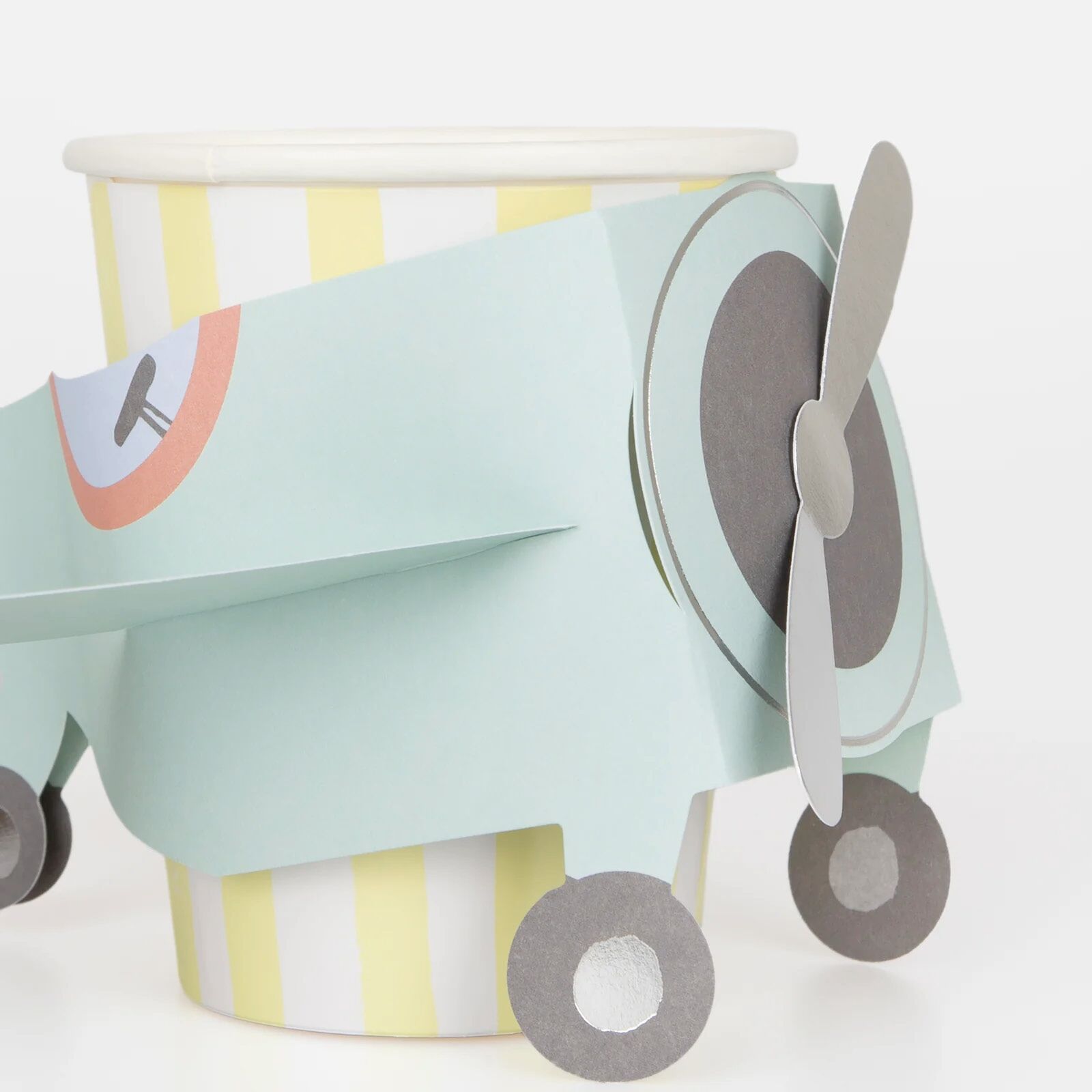 Flugzeug Pappbecher von Meri Meri – Bild 1