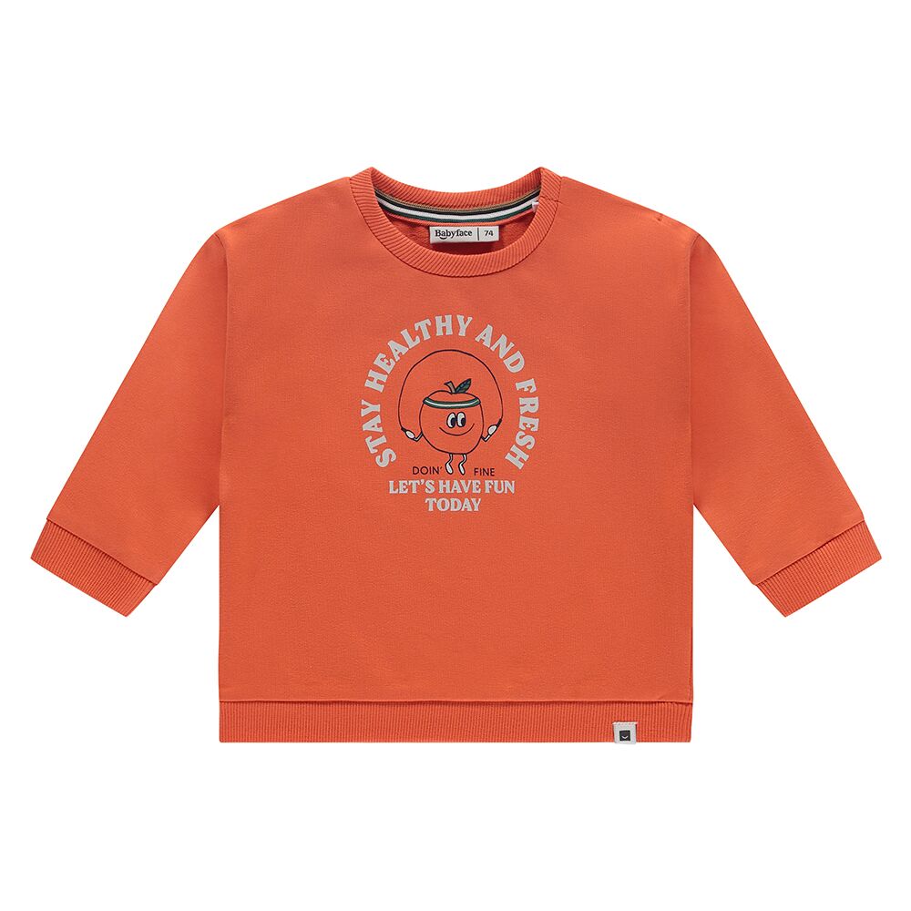 Baby Sweatshirt (papaya) von Babyface – Bild 1