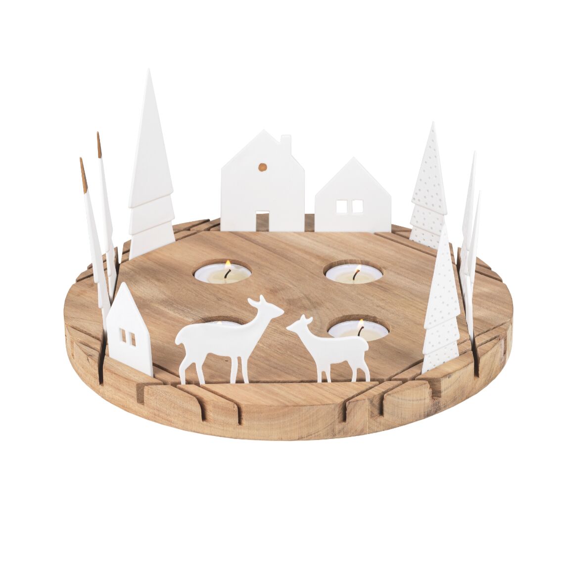 raeder_rund_lichtobjekt_haueschen Lichtobjekt "Runde Häuschen" – Bild 1