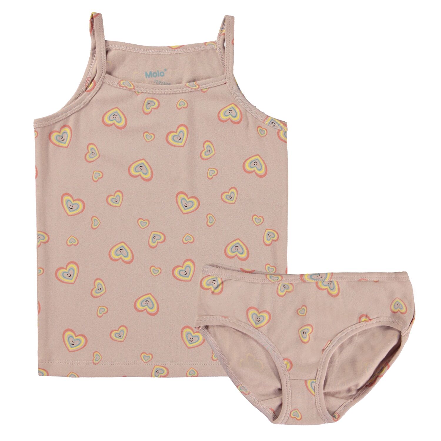 Trägertop & Unterhose Janice Set (Mini Aura Hearts) – Bild 1