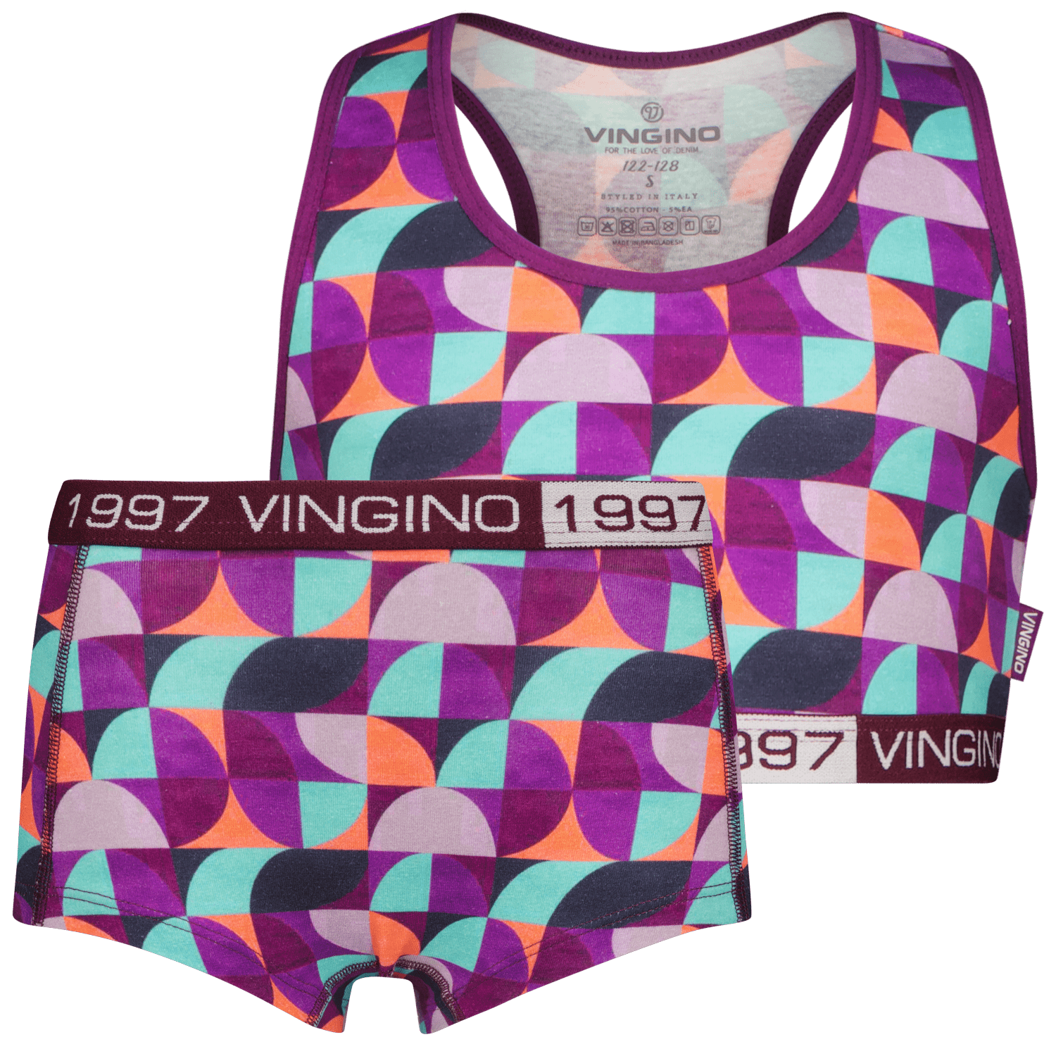 Unterwäsche Set Graphic Racer von Vingino (Magic purple) – Bild 1
