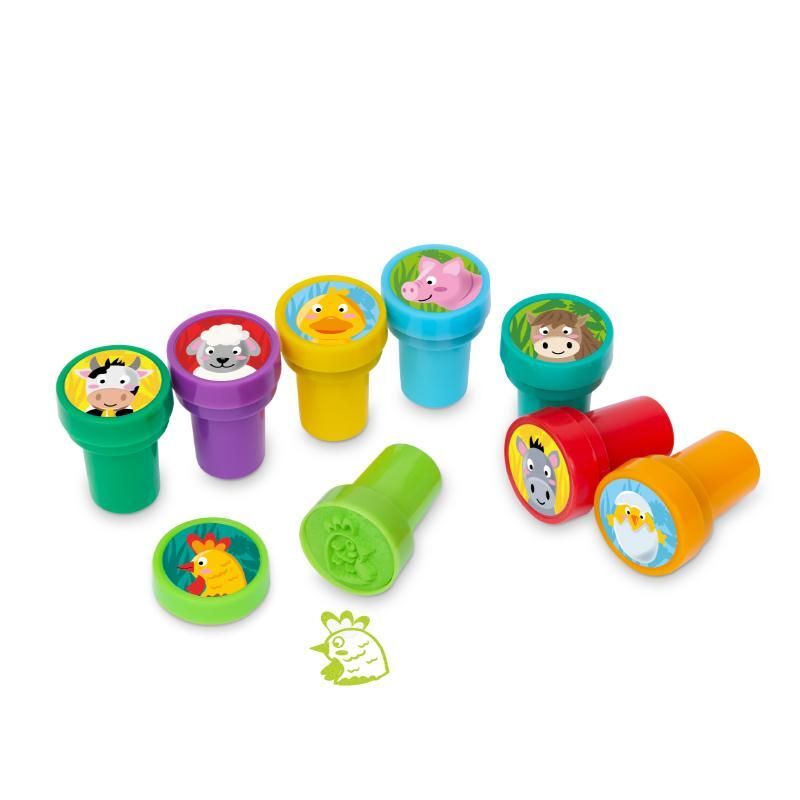 964137_b Bauernhoftiere Stempel Bauernhoftiere Stempel, selbstfärbend – Bild 1