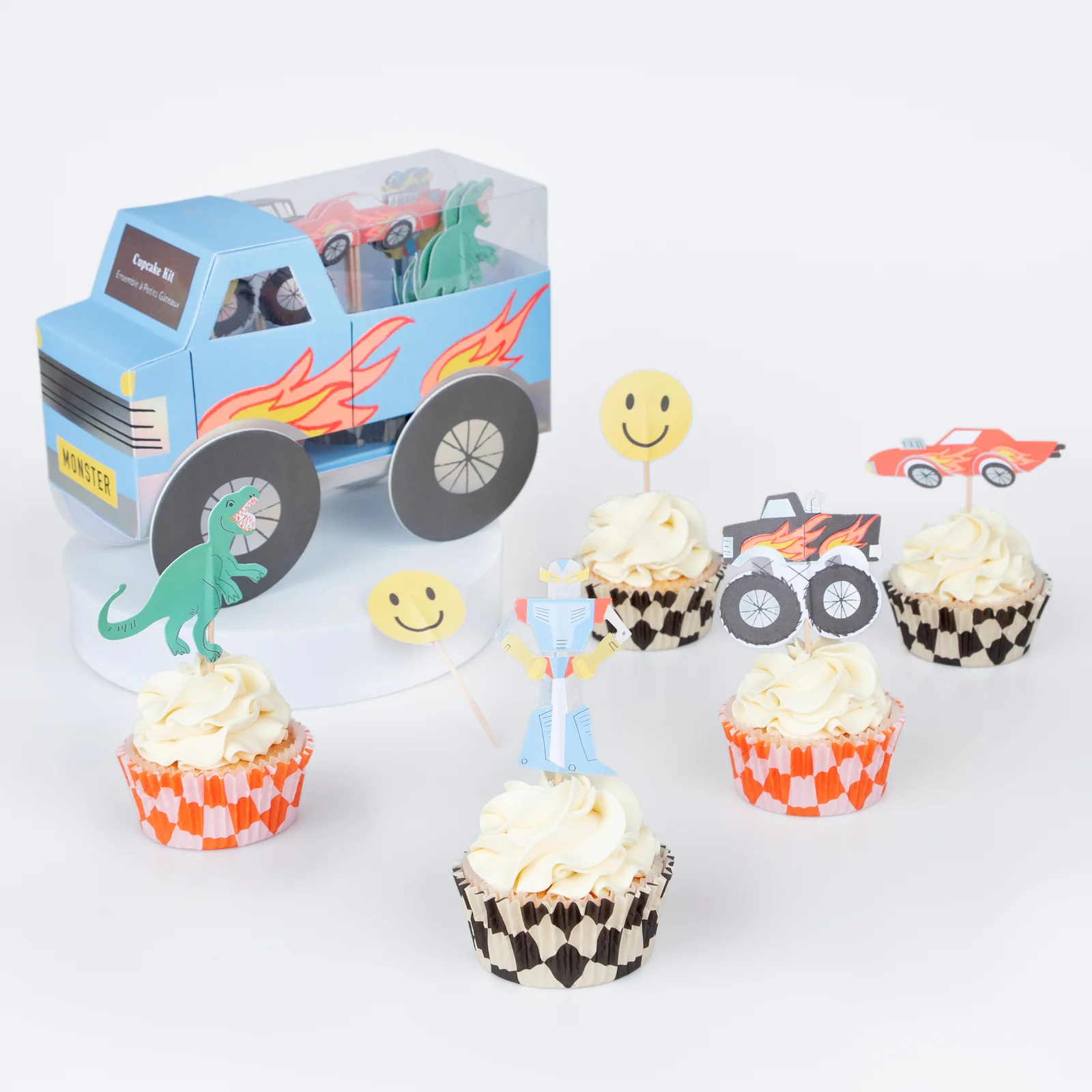 Monster Trucks Cupcake-Kit von Meri Meri – Bild 1