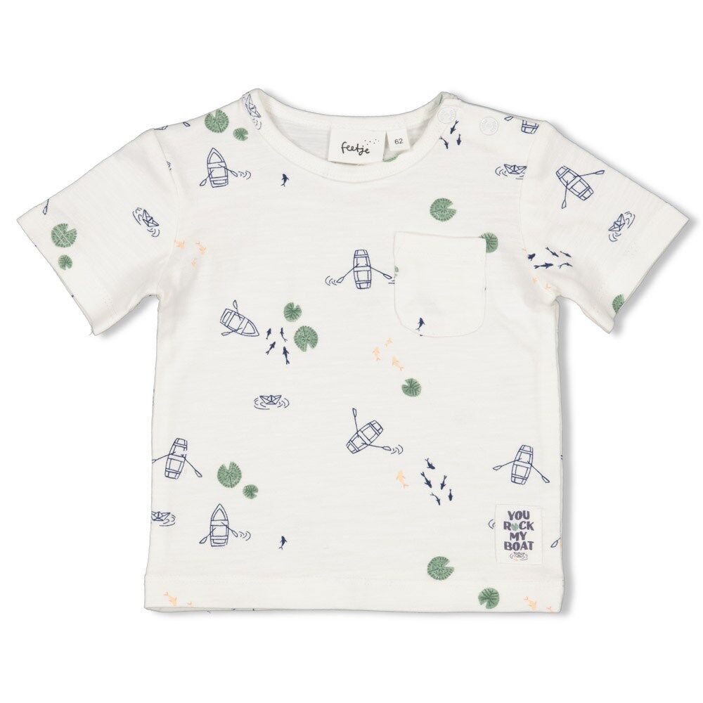 T-Shirt AOP - Rock My Boat (Natur) – Bild 1