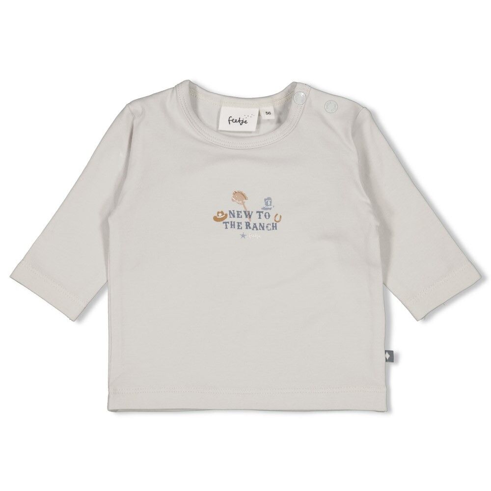 Longsleeve Howdy (hellblau) – Bild 1