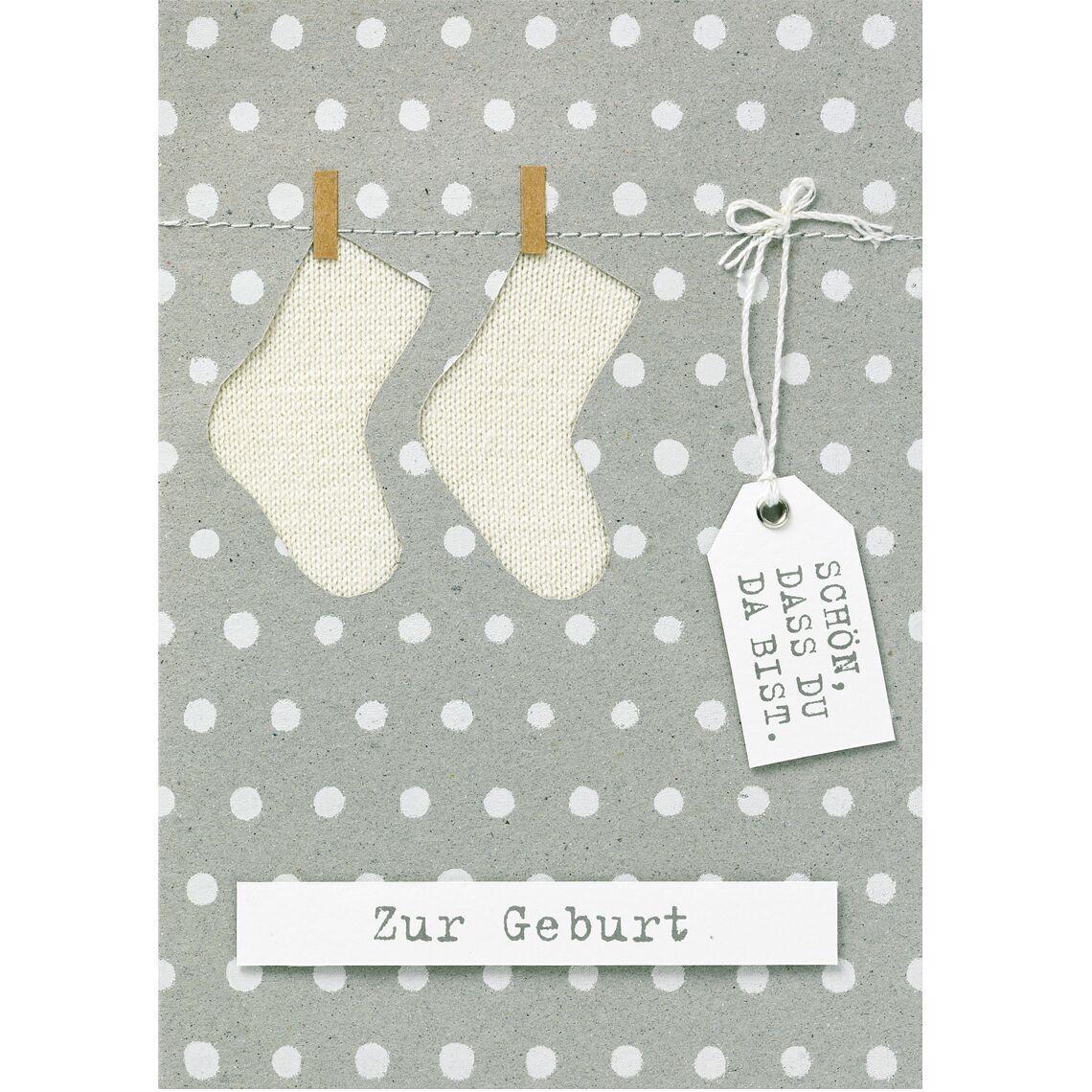 Babykarte "Zur Geburt" – Bild 1