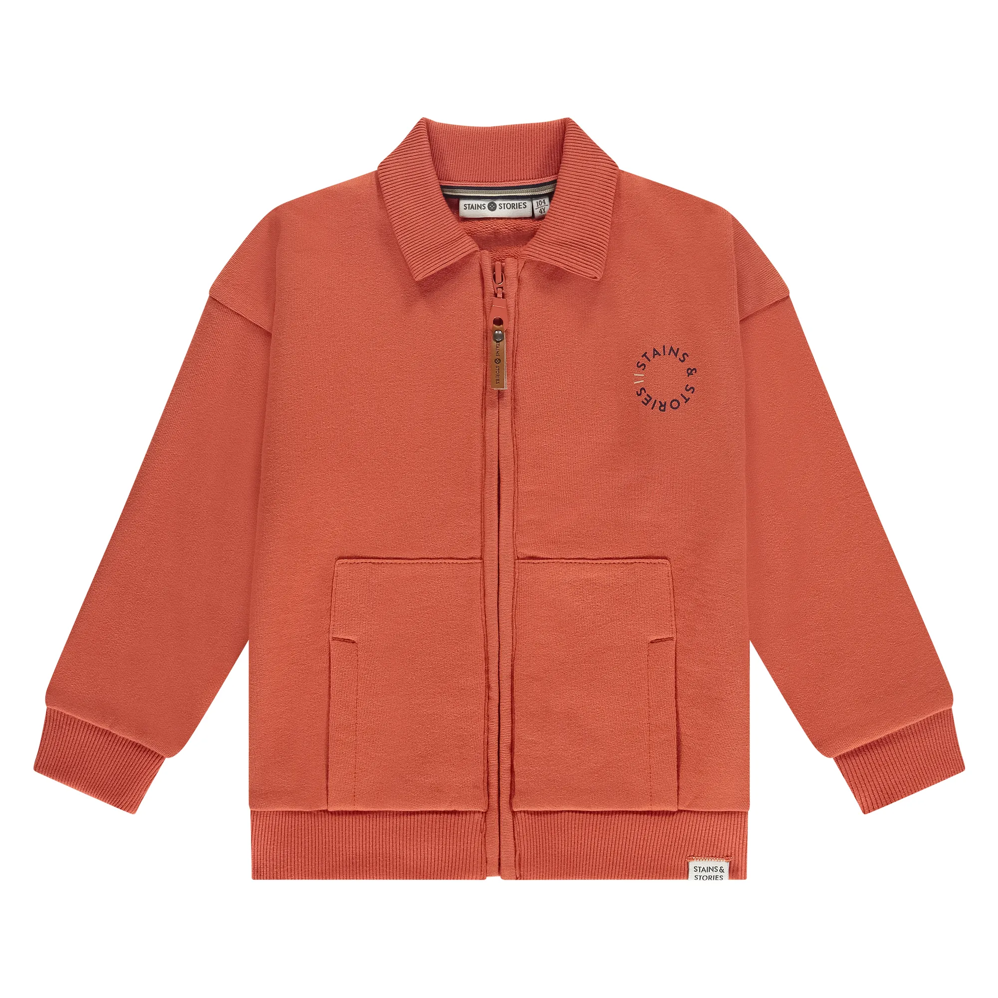 Cardigan Sweater (pomegranate) von Stains and Stories, 100% Bio-Baumwolle – Bild 1