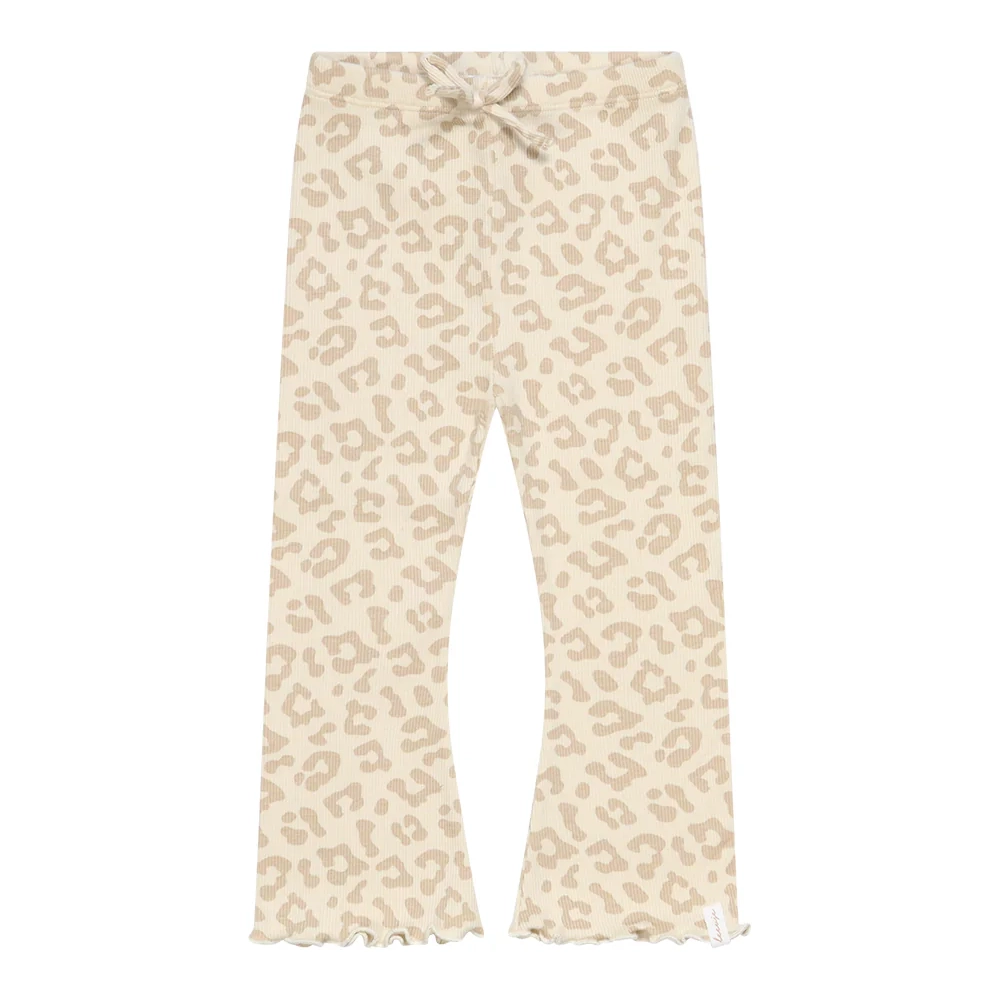 Schlag-Leggings Leo mit Schleife aus Bio-Baumwolle – Bild 1