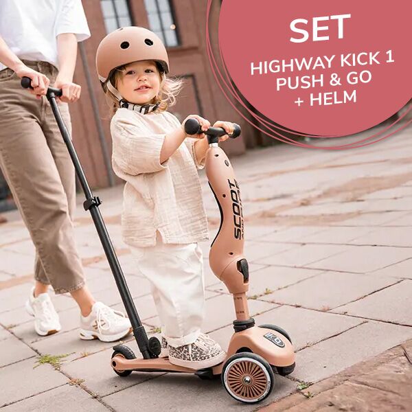 Highway Kick 1 Push and Go + Helm (Set) – Bild 1