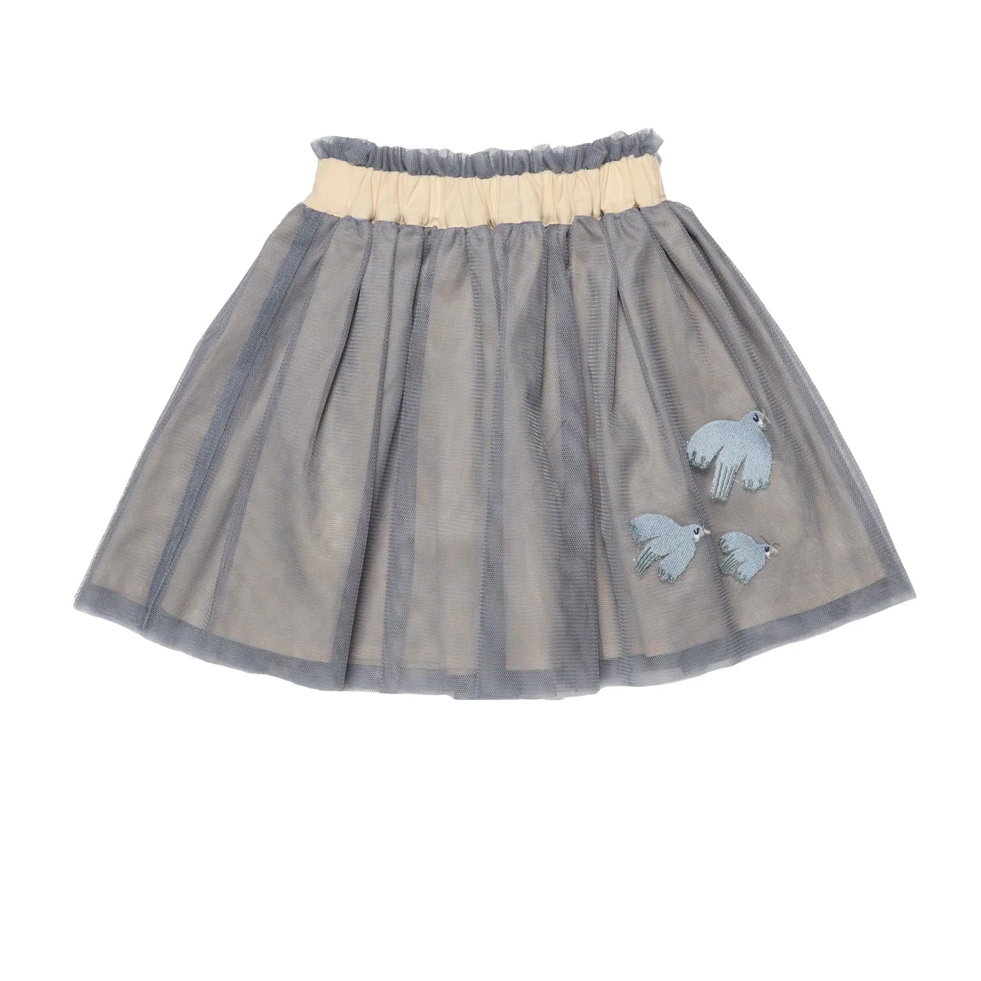 Tüllrock "Clear Blue" mit Stickerei – Bild 1