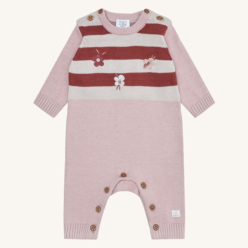 HCMill Knit play Jumpsuit (Adobe Rose) – Bild 1