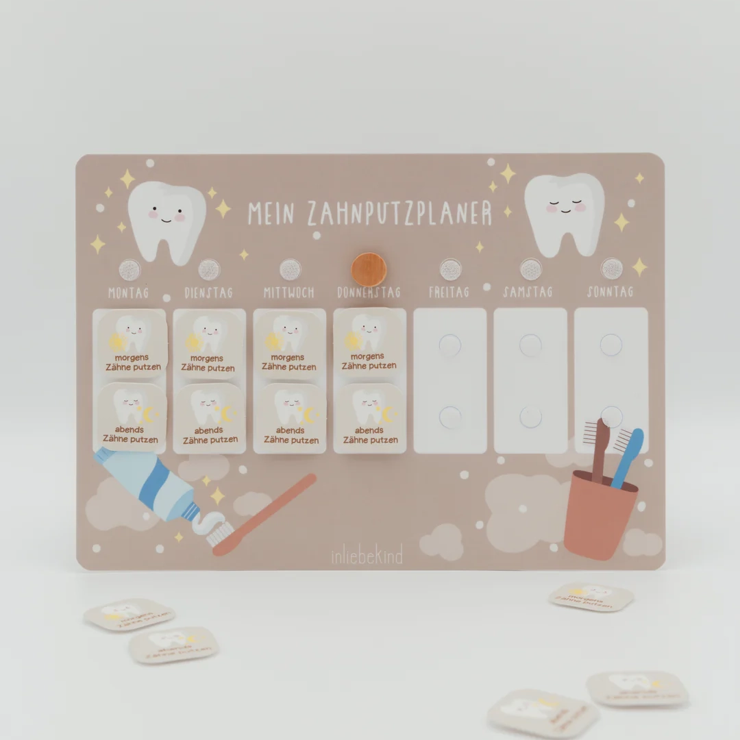 Zahnputzplaner inklusive Symbole von inliebekind – Bild 1