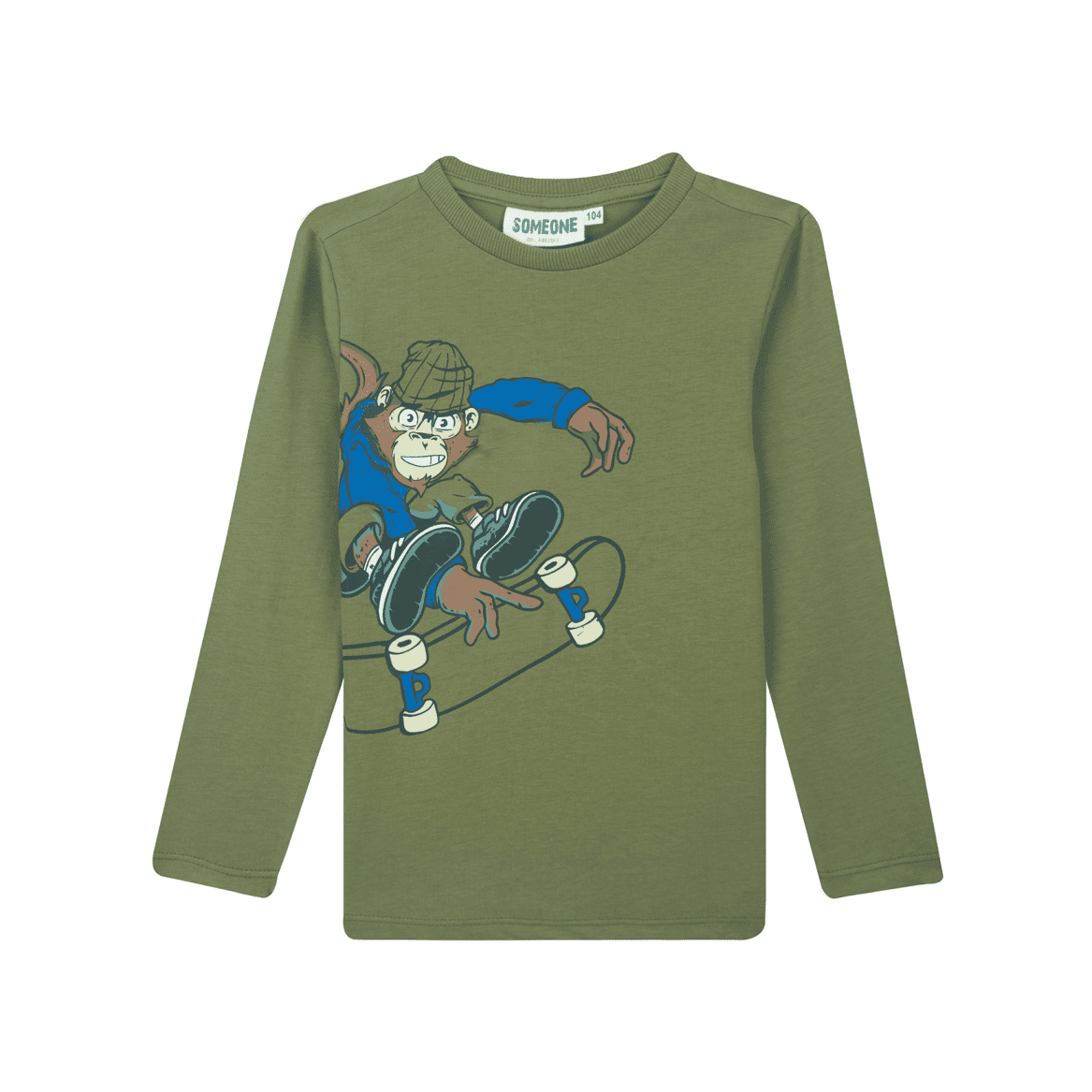 T-Shirt Long Sleeves WULA-SB-03-B (Khaki) – Bild 1