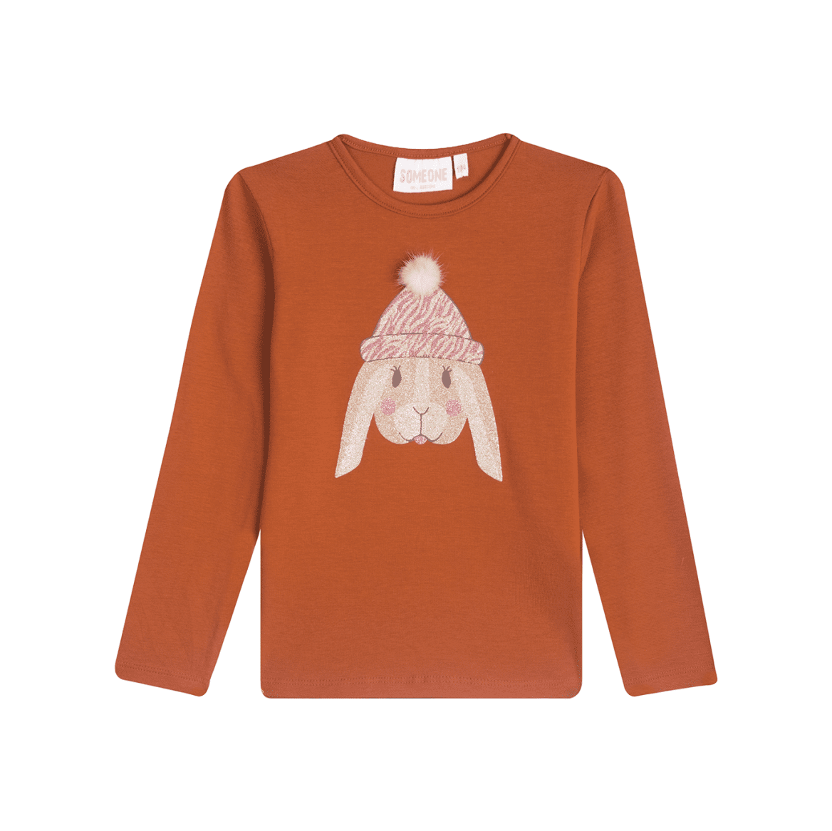 T-Shirt Long Sleeves AIDA-SG-03-D (Cognac) – Bild 1