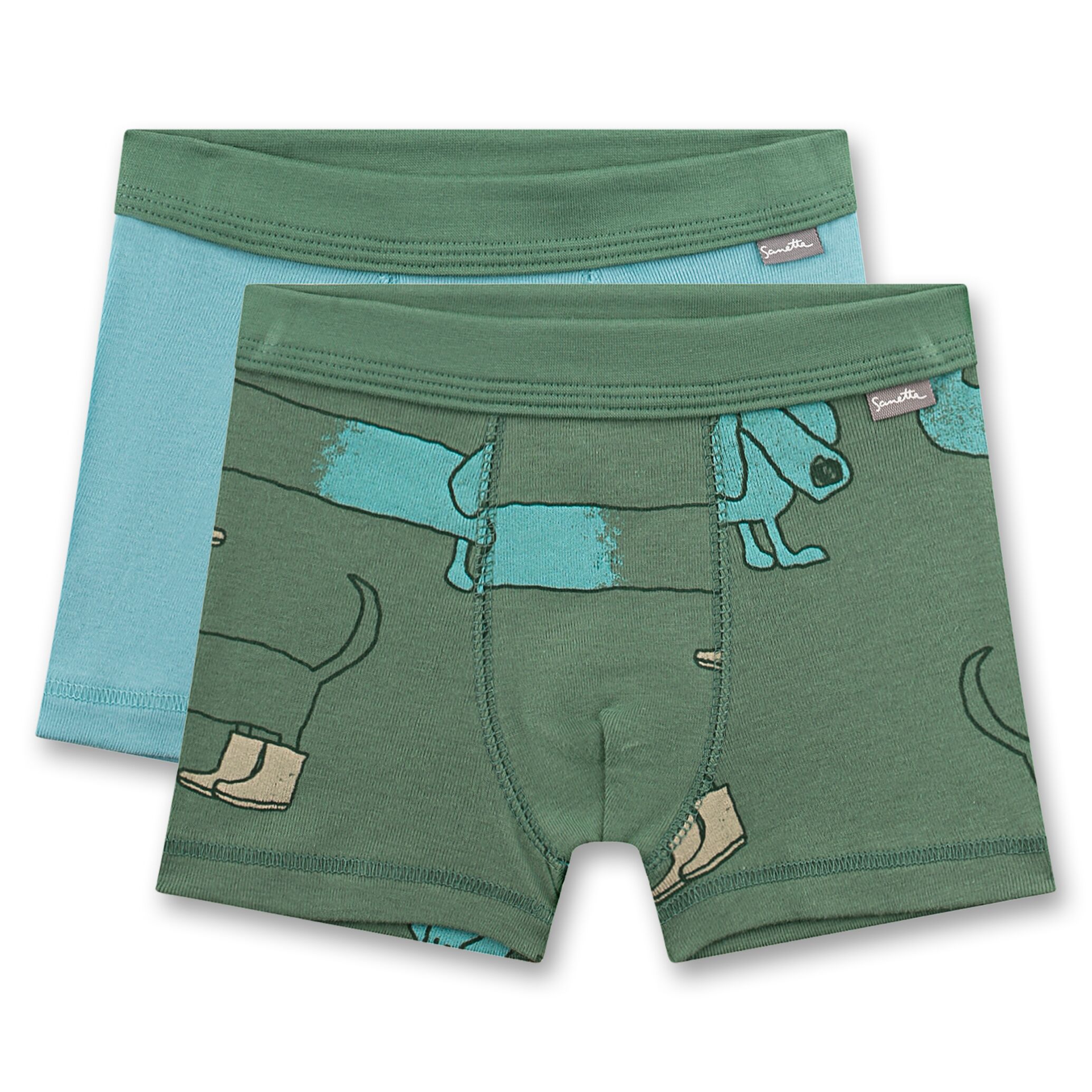 Shorts Doppelpack 337046 + 337047 (dark ivy) von Sanetta – Bild 1