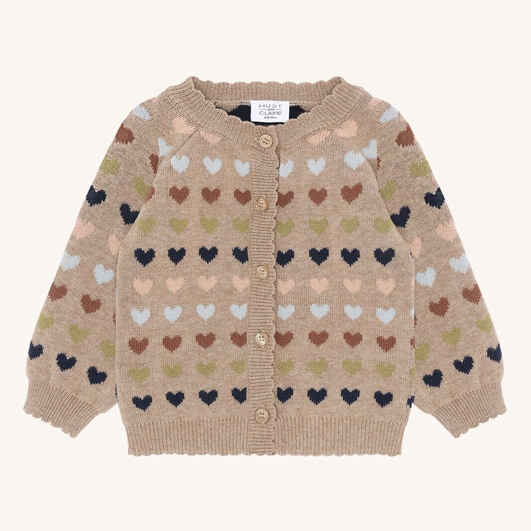 355-00193-32099-3554-medium HCCilja winter heart Cardigan (Biscuit) – Bild 1