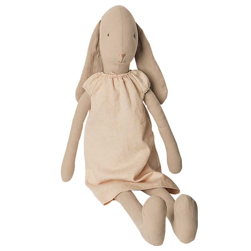 Mädchenhase im Nachthemd - Größe 3 Kuschelhase Mädchen im Nachthemd (H 42 cm) – Bild 1