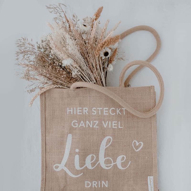 TascheLiebe6 Jute-Tasche "Liebe" – Bild 1
