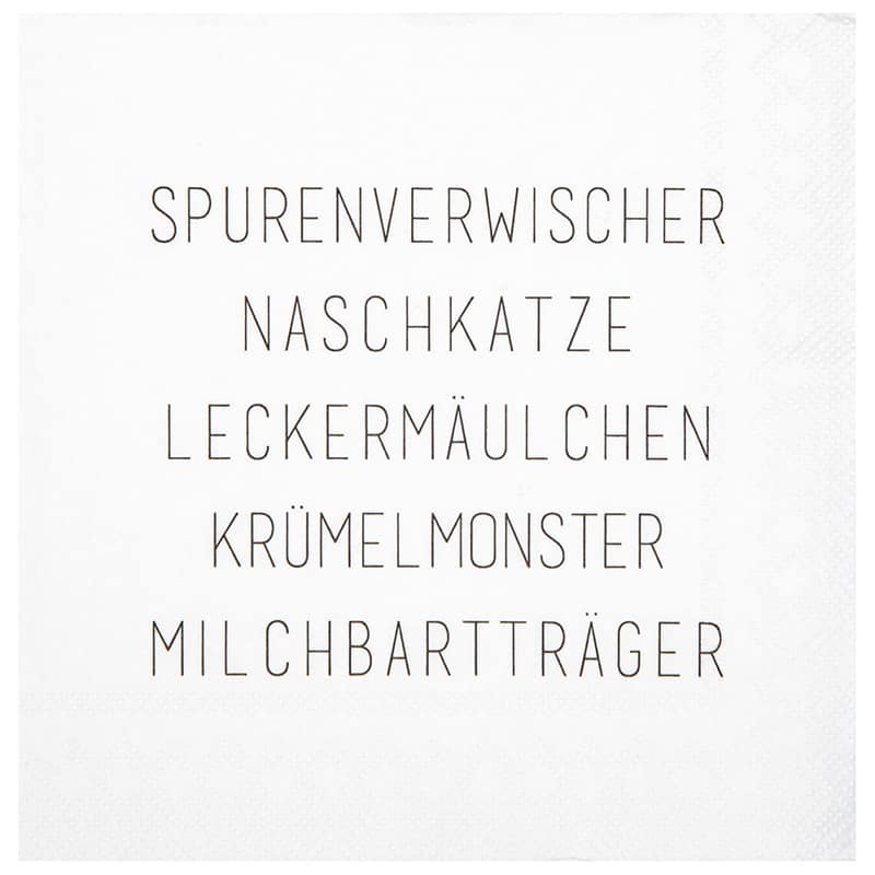 CocktailservietteSpurenverwischer Cocktail-Servietten "Spurenverwischer" – Bild 1