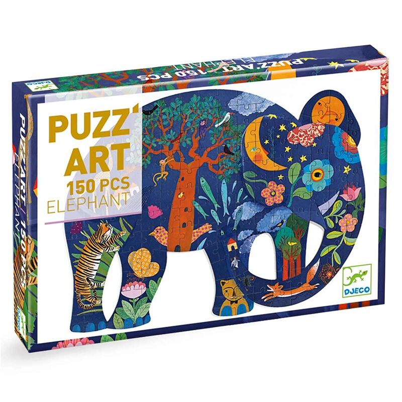 PuzzleElefant1 Puzz'Art "Eléphant" (150 Teile) – Bild 1