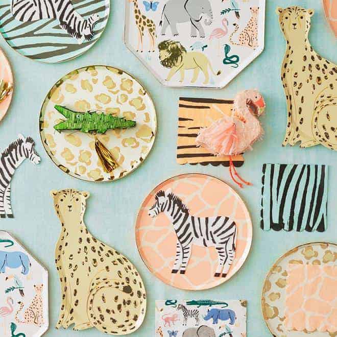 SafariZebraNapkins2 Zebra-Servietten von Meri Meri – Bild 1