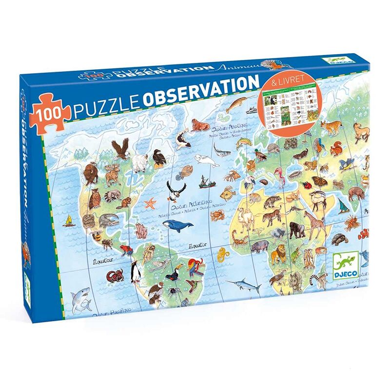 WimmelpuzzlePlanetderTiere1 Wimmelpuzzle "Tiere der Erde" (100 Teile) – Bild 1