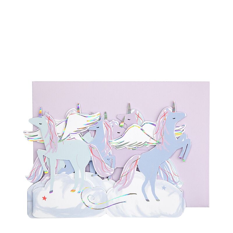 PegasusConcertinaKarte2 Pegasus Concertina-Karte von Meri Meri – Bild 1