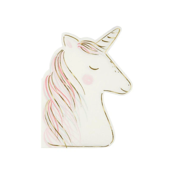 magicalunicorns_napkins "Magisches Einhorn"-Servietten von Meri Meri – Bild 1