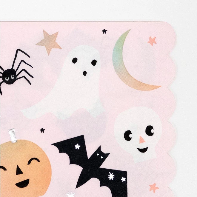 pastelhalloween_largenapkins2 Halloween-Servietten (groß) von Meri Meri – Bild 1
